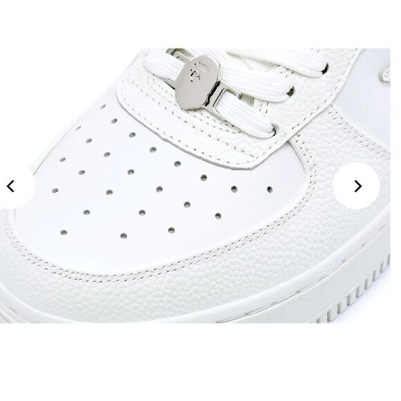 BAPE STA™ #9 MENS SHOES IVORY/WHITE SIZE‎ 8.5 NEW WITHOUT BOX main image 7